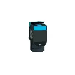Kompatible XL-Tonerkartusche 802SC für Lexmark CX310, CX410, CX510 Cyan, 80C2SC0