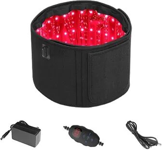 Handpicked Choices Red Light Therapy Belt Infrared Therapy Wrap For Back Waist Muscle Recovery And Body Wellness black