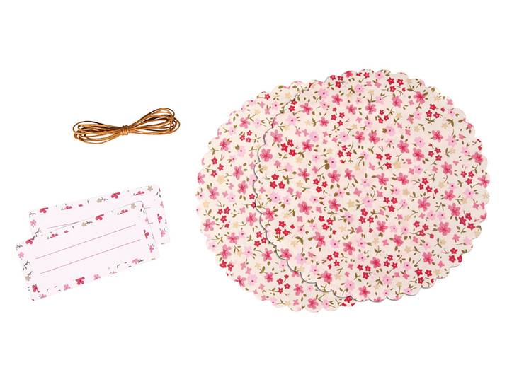 Rayher Dekoset Marmeladenglas Blumen ⌀ 15 cm 1 Set