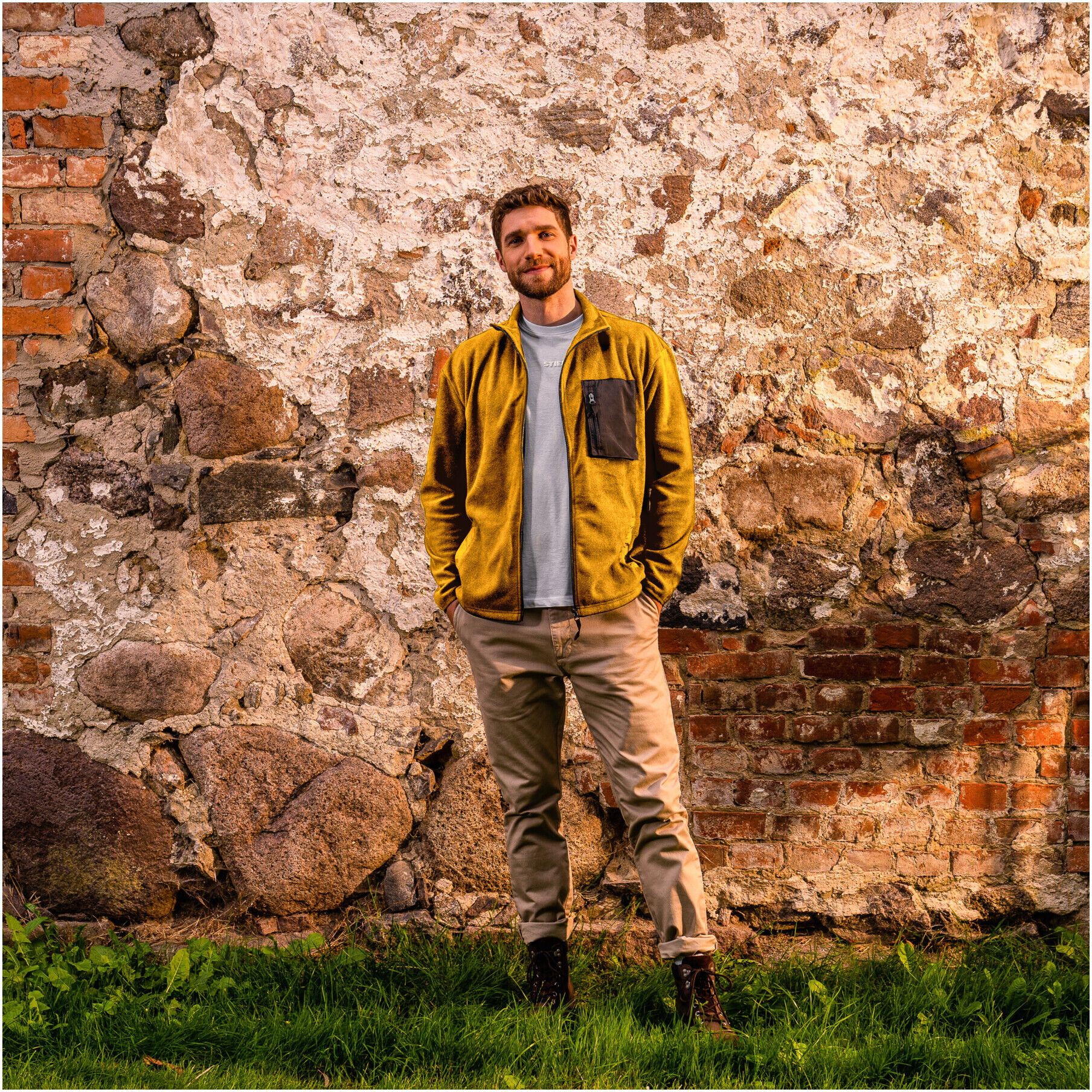 STIER Zip Fleece XXL Golden Brown (905865)