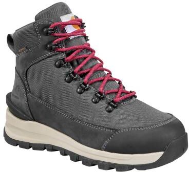 "Carhartt Gilmore WP 6"" Soft Toe Hiker - Womens 6 Grey Boot Medium"
