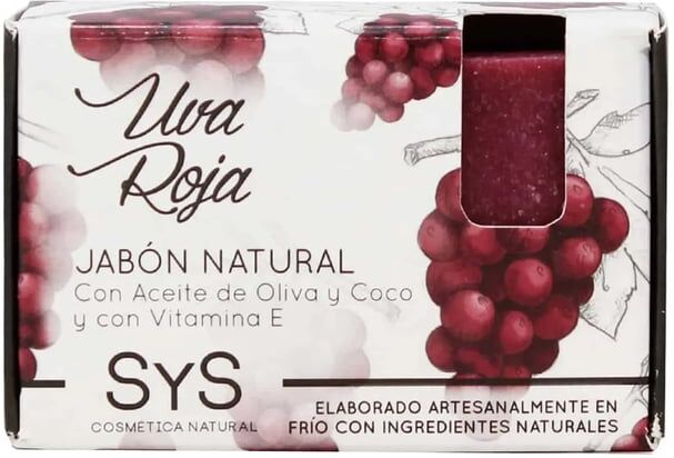 Sys Sabonete Natural Uva Vermelha Vegano 100g
