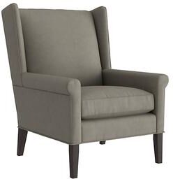 Tacoma Leather Chair - Sage Leather, Sage Flannel - Ballard Designs