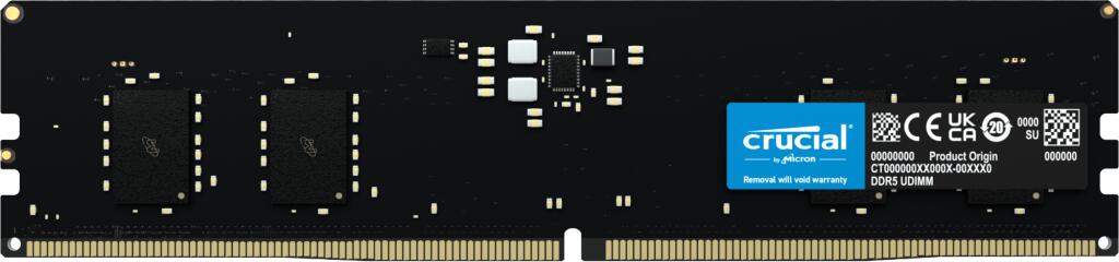 Crucial RAM 8GB (1x8GB) DDR5 4800MHz UDIMM schwarz CT8G48C40U5