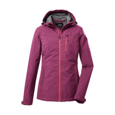 Softshelljacke KILLTEC "KOS 89 WMN SFTSHLL JCKT", Damen, Gr. 40, pink, Oberseite: 100% Polyester.Rückseite: 100% Polyester.Futter: 100% Polyester, Jacken Softshelljacke, Damen Softshelljacke: Wind-und wasserdicht, atmungsaktiv