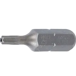 BGS Bit Länge 25 mm Antrieb Außensechskant 6,3 mm (1/4") T-Profil (für Torx) mit Bohrung T10 - 2439