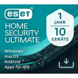 ESET HOME Security Ultimate 10 Nutzer 1 Jahr - [Multiplattform]