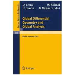 Global Differential Geometry and Global Analysis, Fachbücher