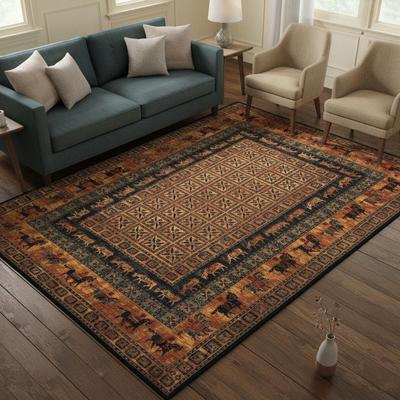 Dream Decor Rugs Parish Altai Southwestern Wool Area Rug