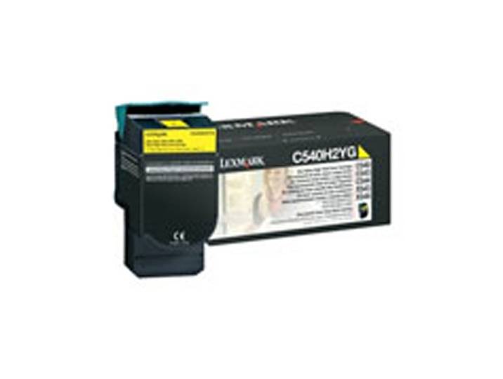 Lexmark Toner Original C650 C540H2YG J longue durée - Jaune