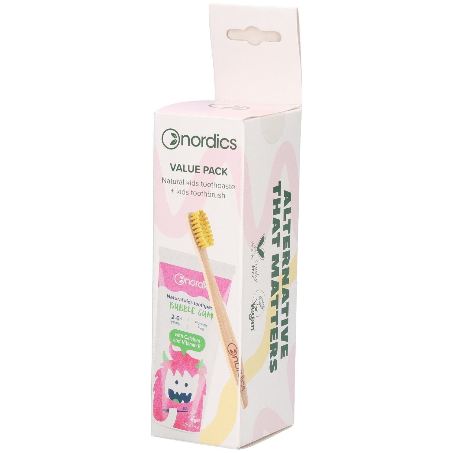 Zp.nordics Bubble Gum+Zb KID 1 Pk Dentalpaste
