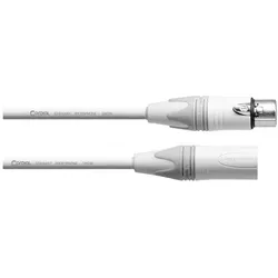 CordialPEAK, CXM 10 FM-SNOW 10,0 m, Snow-Kabel, NEUTRIK XLR female weiss / XLR