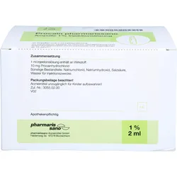 Procain Pharmarissano Ampulle 1% 2 ml 100 ML
