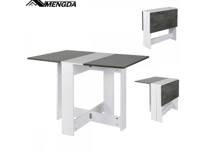Table pliante de cuisine-MENGDA-Table Pliante Panneaux de Particules -Extensible salle à manger -Jusqu'à 6 personnes-103*76*73.4cm