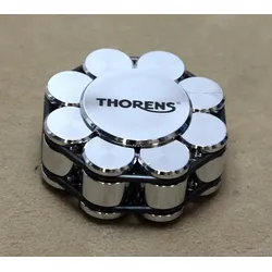 Thorens Stabilizer chrom für Schallplatten, High-End, massiv und edel 550g