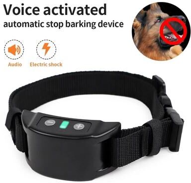 Uplifted Finds Dog Training Collar Anti Bark USB Rechargeable Automatic Bark Control fluorescent Green