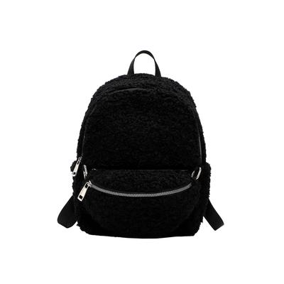 Rucksack EMILY & NOAH "Rucksack E&N Lucina", Damen, Gr. B/H/T: 31cm x 33cm x 12cm, schwarz (schwarz 100), Polyester, Rucksäcke Rucksack