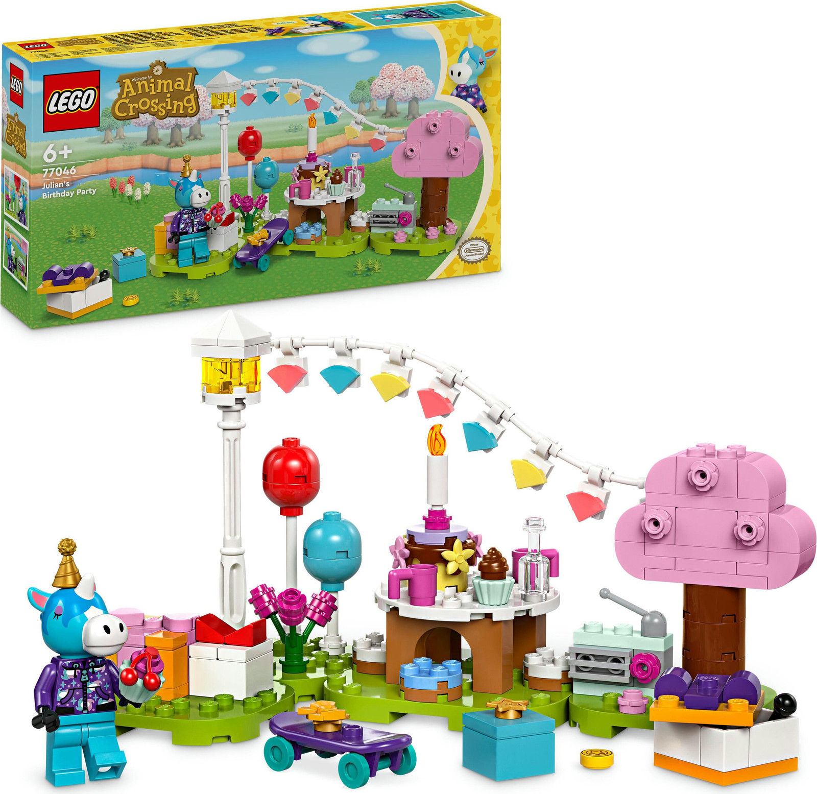 LEGO Animal Crossing Julian's verjaardagsfeestje 77046