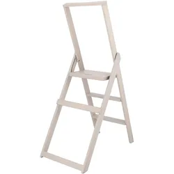 Stehleiter EGO, 3 Stufen hellgrau