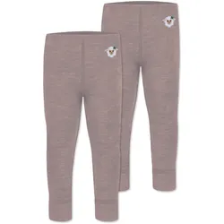 Normani, Funktionsunterhose, 2er Pack Baby Merino Hose Leggings „Tutira" - 9503 (74), Rosa
