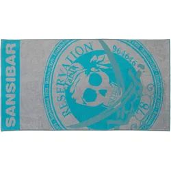 Strandtuch SANSIBAR (BL 100x180 cm) - türkis - BL 100x180 cm