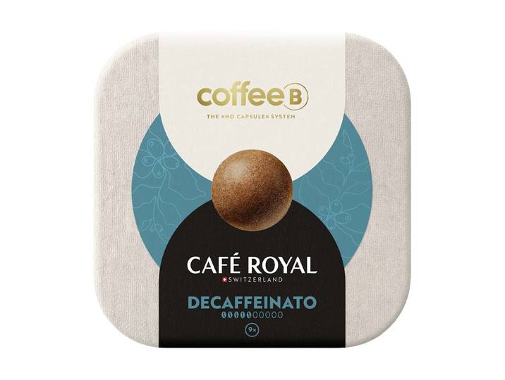 CoffeeB Decaffeinato Kaffeekugeln 9 Stück
