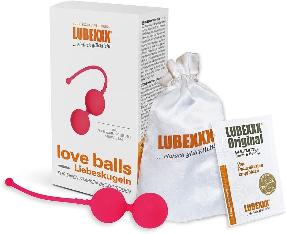 Lubexxx love balls Liebeskugeln für Beckenbodentraining pink
