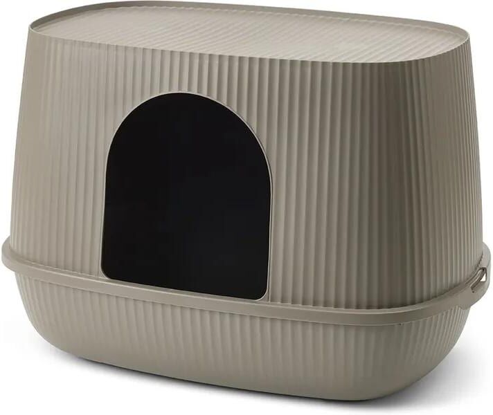 Katzentoilette SAVIC "Moona", beige (grau), B:57cm, Tiertoiletten, Katzentoilette grau B/H/L: 57cm