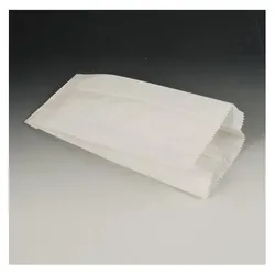 Papstar Bäckerfaltenbeutel weiss, Lebensmittelverpackung, Weiss