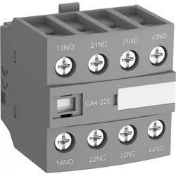 ABB CA4-04M Hilfskontaktblock, 4-polig, 4Ö, frontseitige Montage 1SBN010140R1104