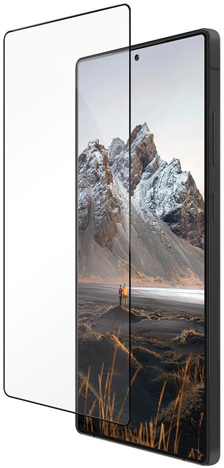 Samsung Galaxy S25 Ultra dbramante1928 Eco-Shield Skærmbeskyttelse m. Installationsramme - Sort Kant