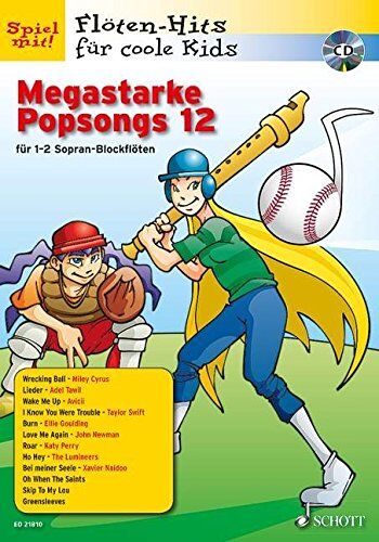 Uwe Bye - Megastarke Popsongs: Band 12. 1-2 Sopran-Blockflöten. Ausgabe mit CD. (Flöten-Hits für coole Kids) - Preis vom 17.10.2026 19:25:27 h