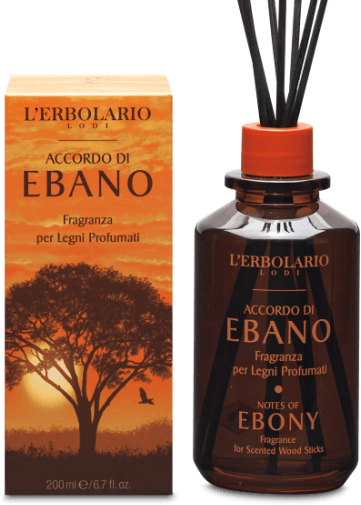 L'Erbolario Ebony Chord Duft für aromatische Hölzer 200 ml