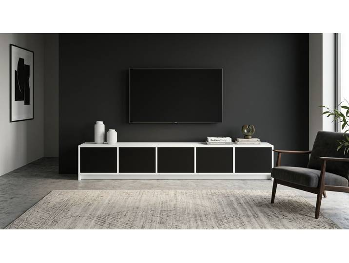 Lowboard nach Maß MDF Beschichtet MDF Weiß matt