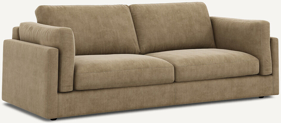 AM.PM Canapé convertible, en velours stonewashed, CÉSAR