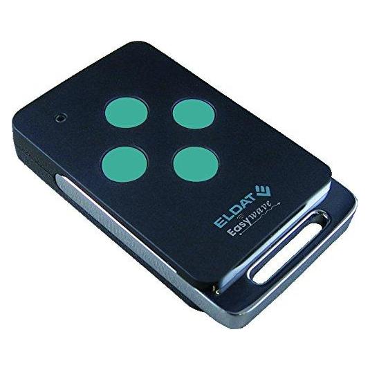 Eldat Handsender RT42E5004-01-21K Easywave 868 MHz 4-Kanal sw/Spange chro (RT42E5004-01-21K)