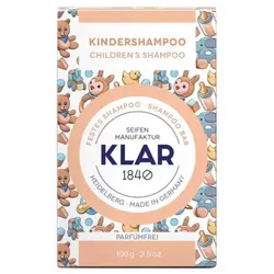 Klar festes Kindershampoo parfümfrei