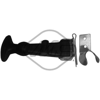 METALCAUCHO Puffer, Motorhaube 00409