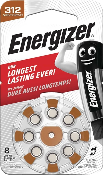 Energizer Hörgerätebatterie 312 8 St Batterien