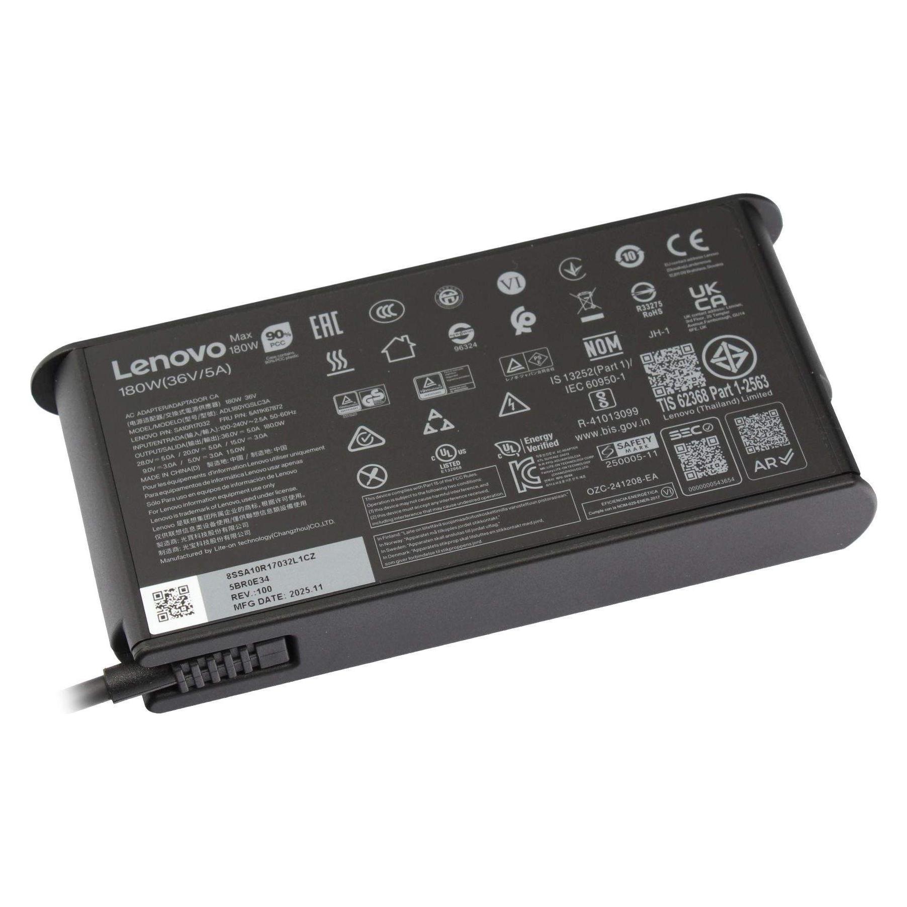 Lenovo 4X21U28835 TP USB-C ADAPTER 180W (180 W) (4X21U28835)