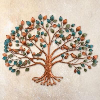Regal Art & Gift - Drop Ship Tranquil Tree of Life Wall Sculpture Multi Earth , Multi Earth