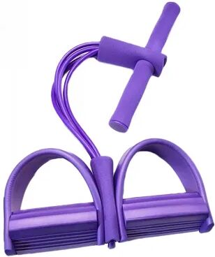 Multisell Products Hub Pedal Tensioner Yoga Abdominal Strengthening Elastic Band Multi Functional Fitness Equipment For Home Workouts purple