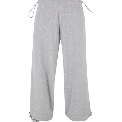 Jogginghose URBAN CLASSICS "Urban Classics Herren Parachute heavy Sweatpants", Herren, Gr. XXL, US-Größen, grau, 100% Baumwolle, unifarben, loose fit, Hosen Jogginghose