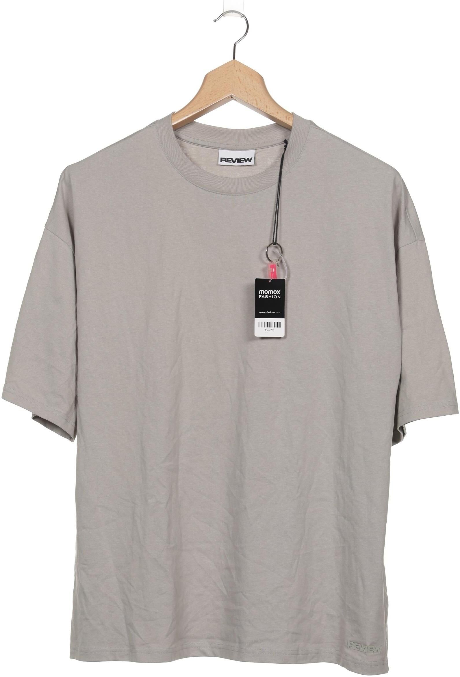 Review Herren T-Shirt, Grau, Gr. Xxl, Baumwolle - Second Hand