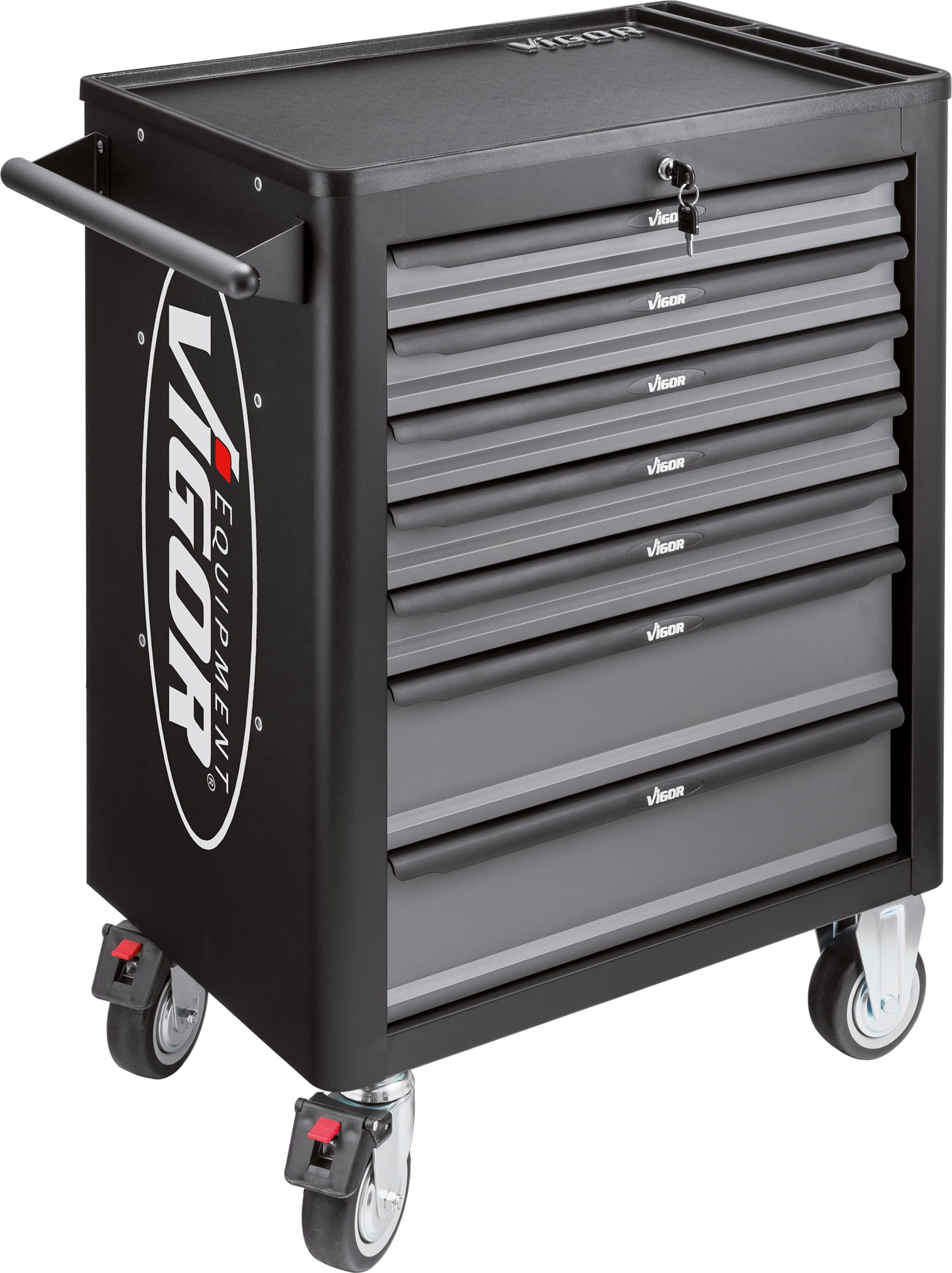 Vigor V1901 Werkstattwagen Werkzeugwagen Leer Series L