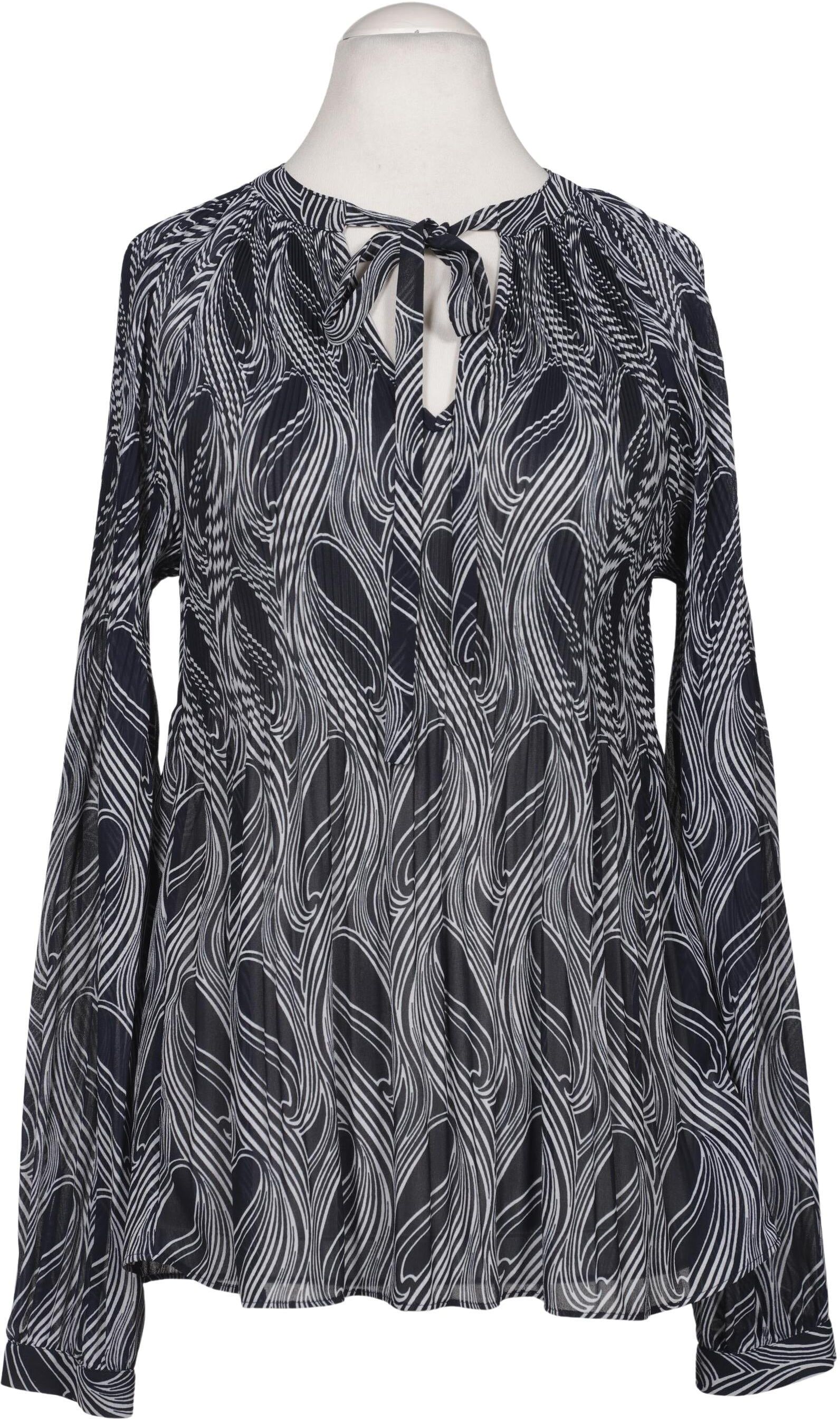 Michael Michael Kors Damen Bluse, Marineblau, Gr. M, Synthetik - Second Hand
