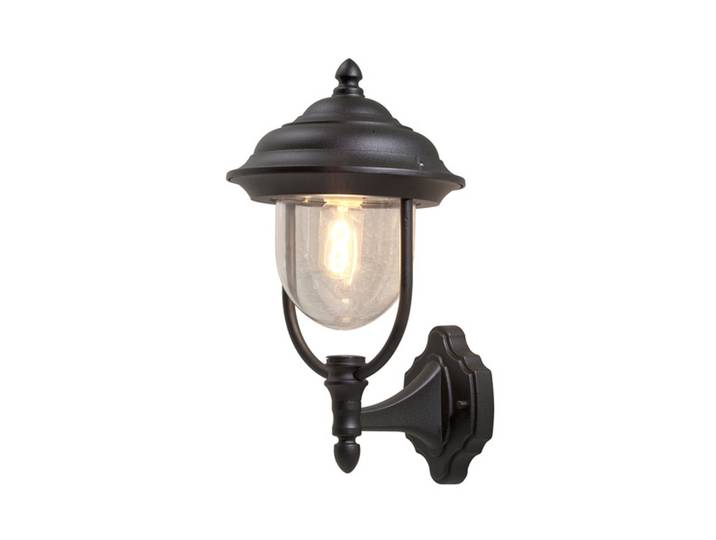 Konstsmide Parma Up aluminium laqué noir\, verre acrylique transparent 7223-750