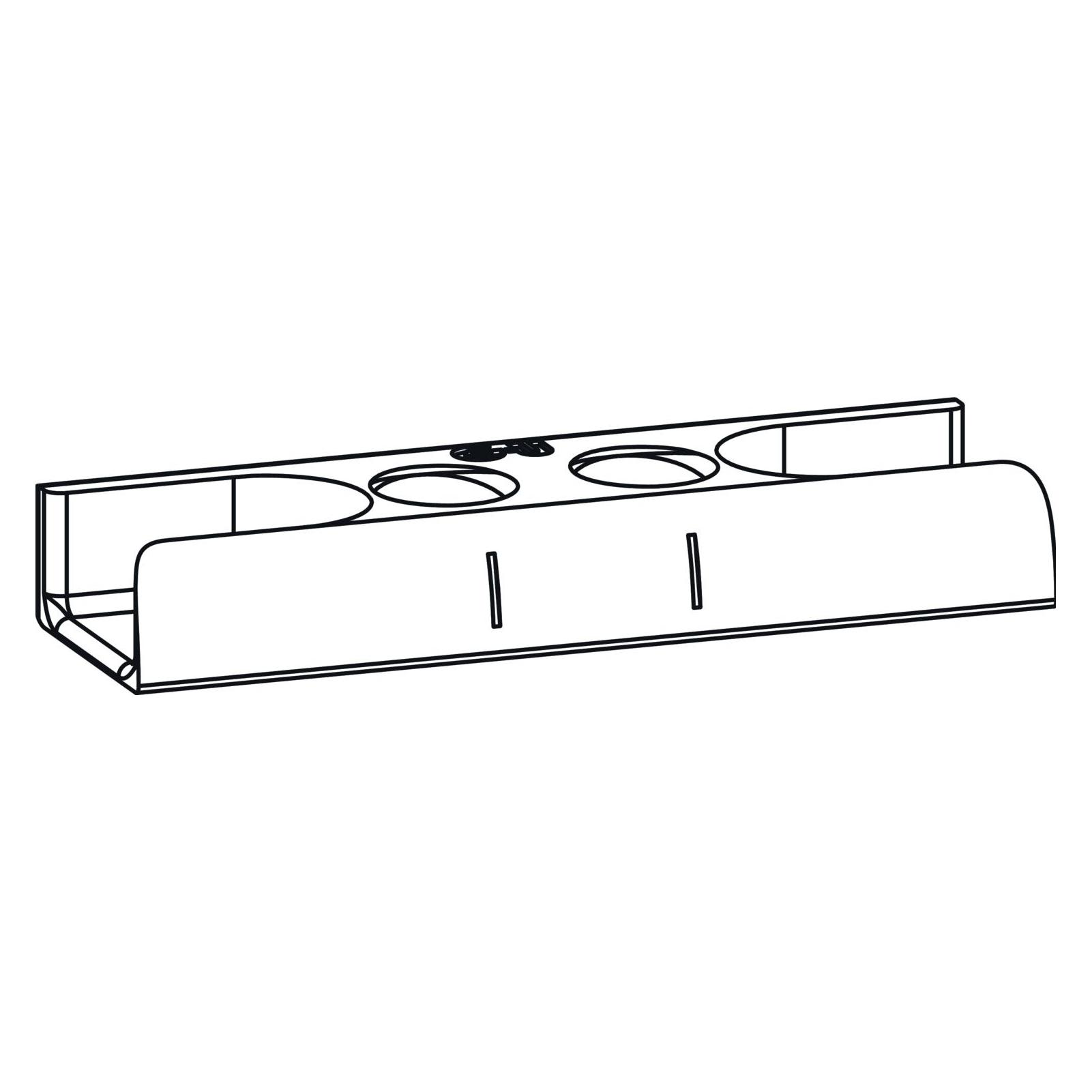 GU Schliessplatte, Eurofalz 30x8 mm, 13V, Zink silber (42735273)