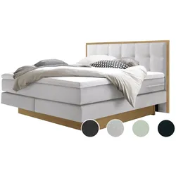 Hasena »Ottawa« Boxspringbett inkl. Stauraum 160x200 cm / Pepe beige / fest