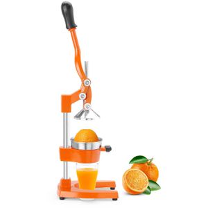 Hendi Zitronenpresse 695906, 22,5 x 51 cm, orange, Metall / Edelstahl